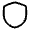 Shield Minimalistic Icon from Solar Linear Set