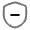 Shield Minus Icon from Solar Line Duotone Set