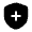 Shield Plus Icon from Solar Bold Set