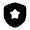 Shield Star Icon from Solar Bold Set