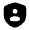 Shield User Icon from Solar Bold Set
