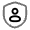 Shield User Icon from Solar Line Duotone Set