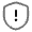 Shield Warning Icon from Solar Line Duotone Set