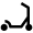 Segway Scooter Icon from Nova Solid Set