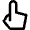 Cursor Hand Finger Icon from Nova Line Set