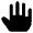 Cursor Hand Open 1 Icon from Nova Solid Set