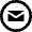 Email Circle Icon from Nova Line Set