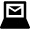 Email Laptop Icon from Nova Solid Set
