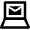 Email Laptop Icon from Nova Line Set