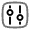 Tuning Square Icon from Solar Line Duotone Set