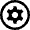 Settings Cog Circle Icon from Nova Line Set
