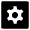 Settings Cog Square Icon from Nova Solid Set