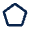 Pentagon Line Icon from Mingcute Line Set