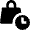 Shopping Bag Clock Icon from Nova Solid Set