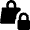 Shopping Bag Lock Icon from Nova Solid Set