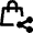 Shopping Bag Share Icon from Nova Line Set