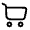 Cart Large Minimalistic Icon from Solar Linear Set