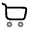 Cart Large Minimalistic Icon from Solar Line Duotone Set