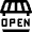 Shop Open Icon from Nova Line Set