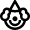 Entertainment Clown Icon from Nova Line Set