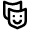 Entertainment Masks Icon from Nova Line Set