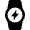 Smart Watch Circle Charging Icon from Nova Solid Set