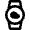 Smart Watch Circle Cloud Icon from Nova Line Set