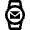 Smart Watch Circle Mail Icon from Nova Line Set