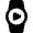 Smart Watch Circle Media Icon from Nova Solid Set