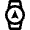 Smart Watch Circle Navigation Icon from Nova Line Set