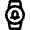 Smart Watch Circle Notification Icon from Nova Line Set