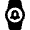 Smart Watch Circle Notification Icon from Nova Solid Set