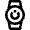 Smart Watch Circle Power Button Icon from Nova Line Set
