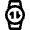 Smart Watch Circle Target Icon from Nova Line Set
