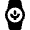 Smart Watch Circle Voice Recording Icon from Nova Solid Set