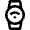 Smart Watch Circle Wifi Wireless Connection Icon from Nova Line Set