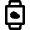 Smart Watch Square Cloud Icon from Nova Line Set