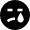 Emoji Cry Icon from Nova Solid Set