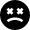 Emoji Dizzy Face Icon from Nova Solid Set