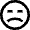 Emoji Flowning Face Icon from Nova Line Set