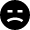 Emoji Flowning Face Icon from Nova Solid Set