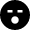 Emoji Hushed Icon from Nova Solid Set