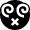 Emoji Knock Out Confuse Icon from Nova Solid Set
