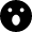 Emoji Open Mouth Icon from Nova Solid Set