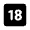 18 Up Rating Fill Icon from Rounded Fill - Material Pro Set