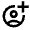 Account Circle Add Icon from Outlined Line - Material Pro Set