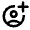 Account Circle Add Icon from Rounded Line - Material Pro Set