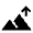 Altitude Fill Icon from Outlined Fill - Material Symbols Set