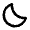 Bedtime Icon from Outlined Line - Material Pro Set