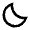 Bedtime Icon from Sharp Line - Material Pro Set